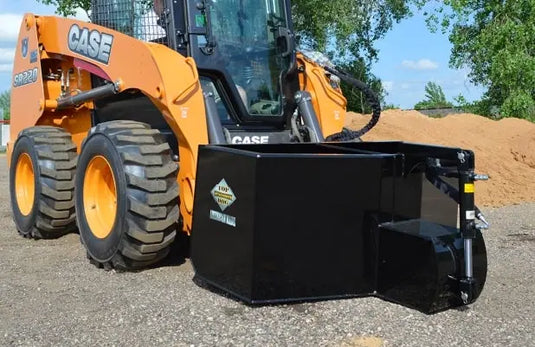 Experience seamless concrete handling with the durability of Top Dog Attachments' Concrete Bucket.