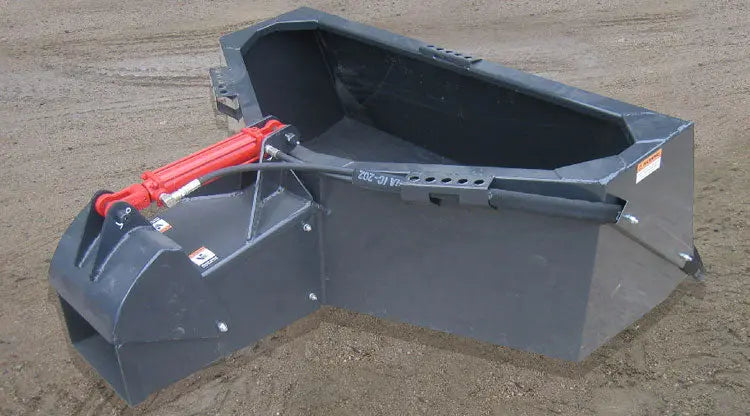 Load image into Gallery viewer, Experience efficient concrete placement with Haugen Attachments&#39; Skid Steer Concrete Bucket, built for strength and precision.
