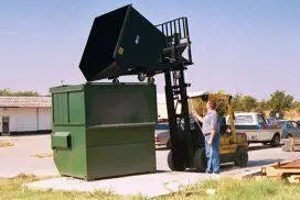 Effortlessly manage heavy loads with the strength of Star Industries' Self-Dump Hoppers.