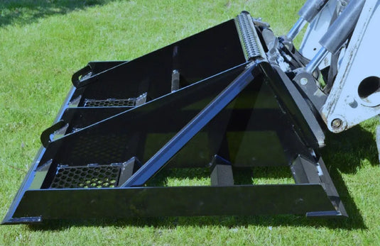 Top Dog Attachments' Land Plane takes the spotlight, showcasing its efficiency in achieving smooth and even surfaces, making it an ideal tool for precise land grading.