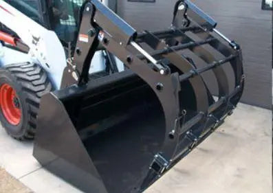 Haugen Attachments' Round Bale Grapple with Removable Grapple: Versatile bale handling with the convenience of easy customization.