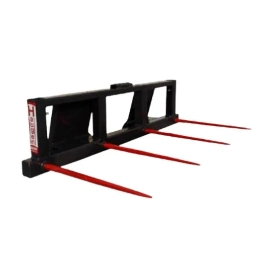 Skid Steer Large Square Bale Spears - CONUS Tines - HeavyEquipTech