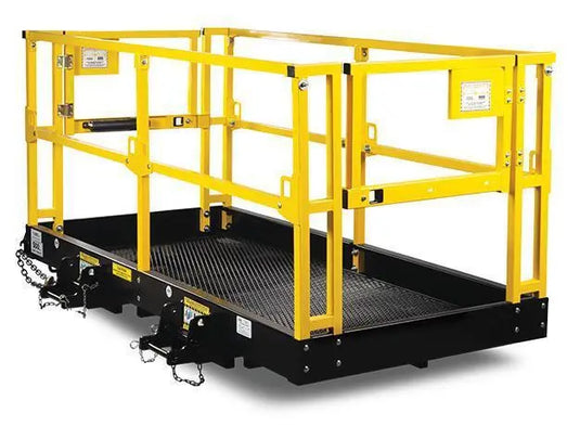 Versatile aerial workspaces by Star Industries - Work Platforms designed for Telehandlers and Forklifts.